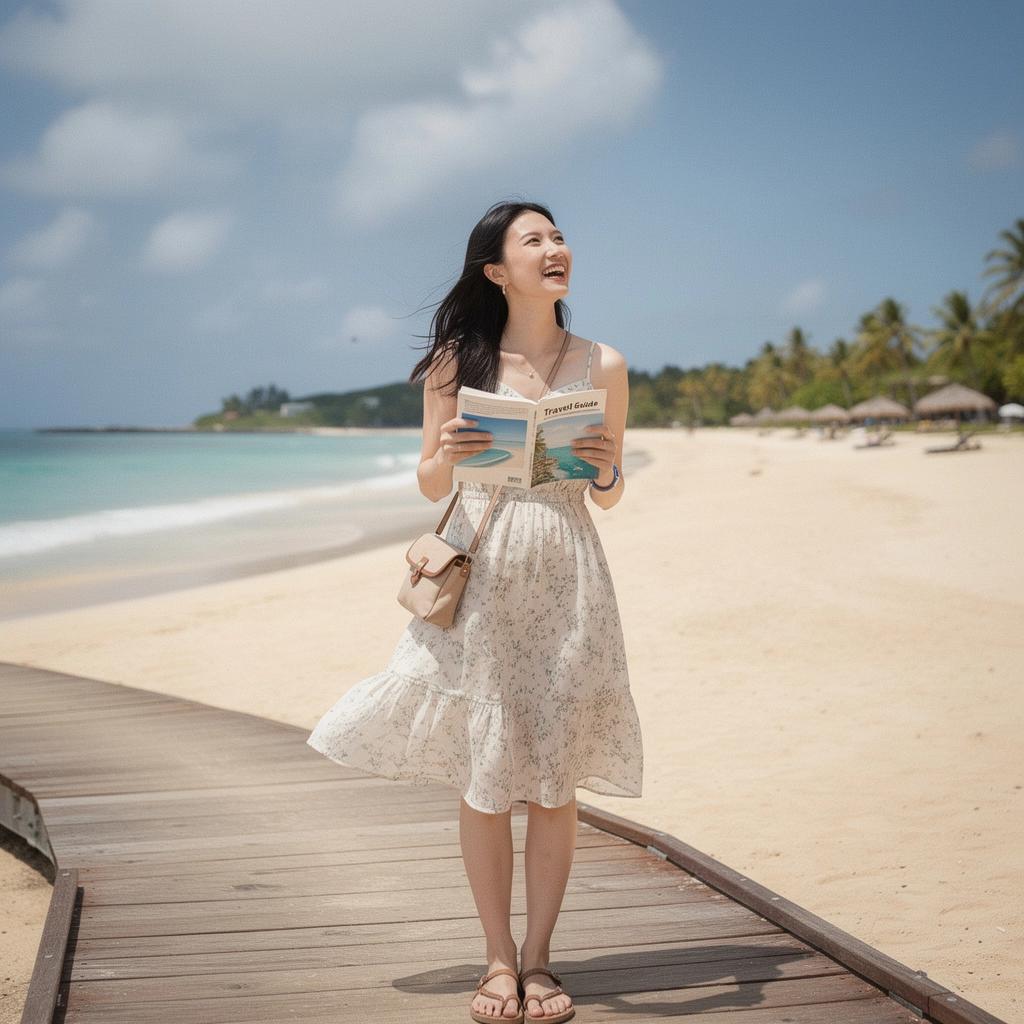 Pary spacerujące po romantycznym moście w Nowym Jorku w wiosennym słońcu.